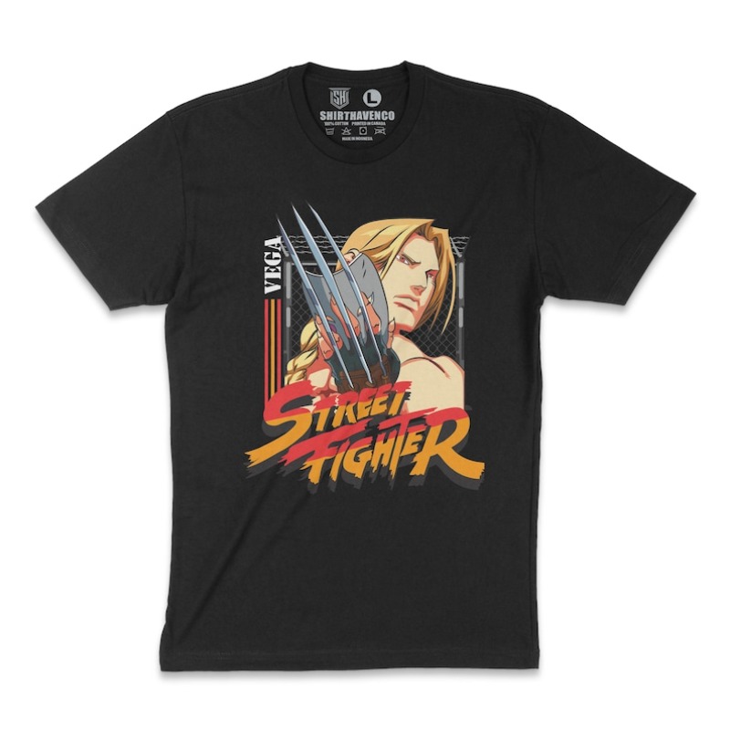 Arcade Vegas - 00012730 # A-Vega Camiseta Street Fighter