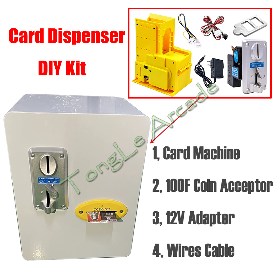 Arcade Card Vending Machine - Kit DIY de Dispensador de Cartões