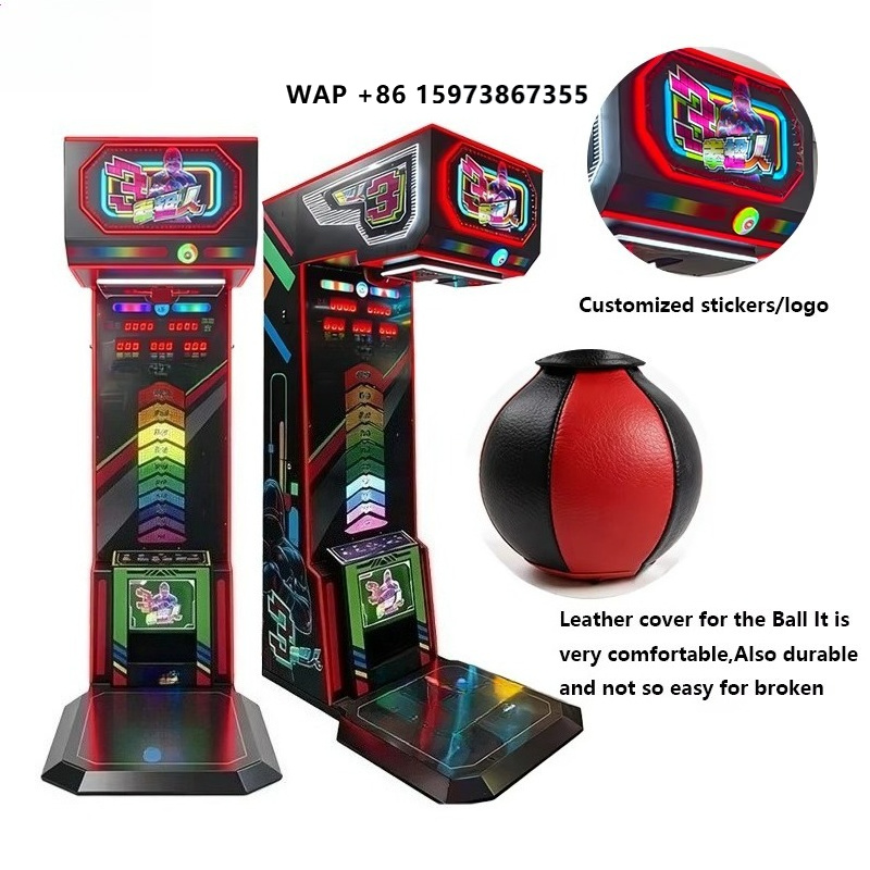 Arcade Games & Vending Llc - Máquina Simuladora de Boxe Eletrônica: Jogo