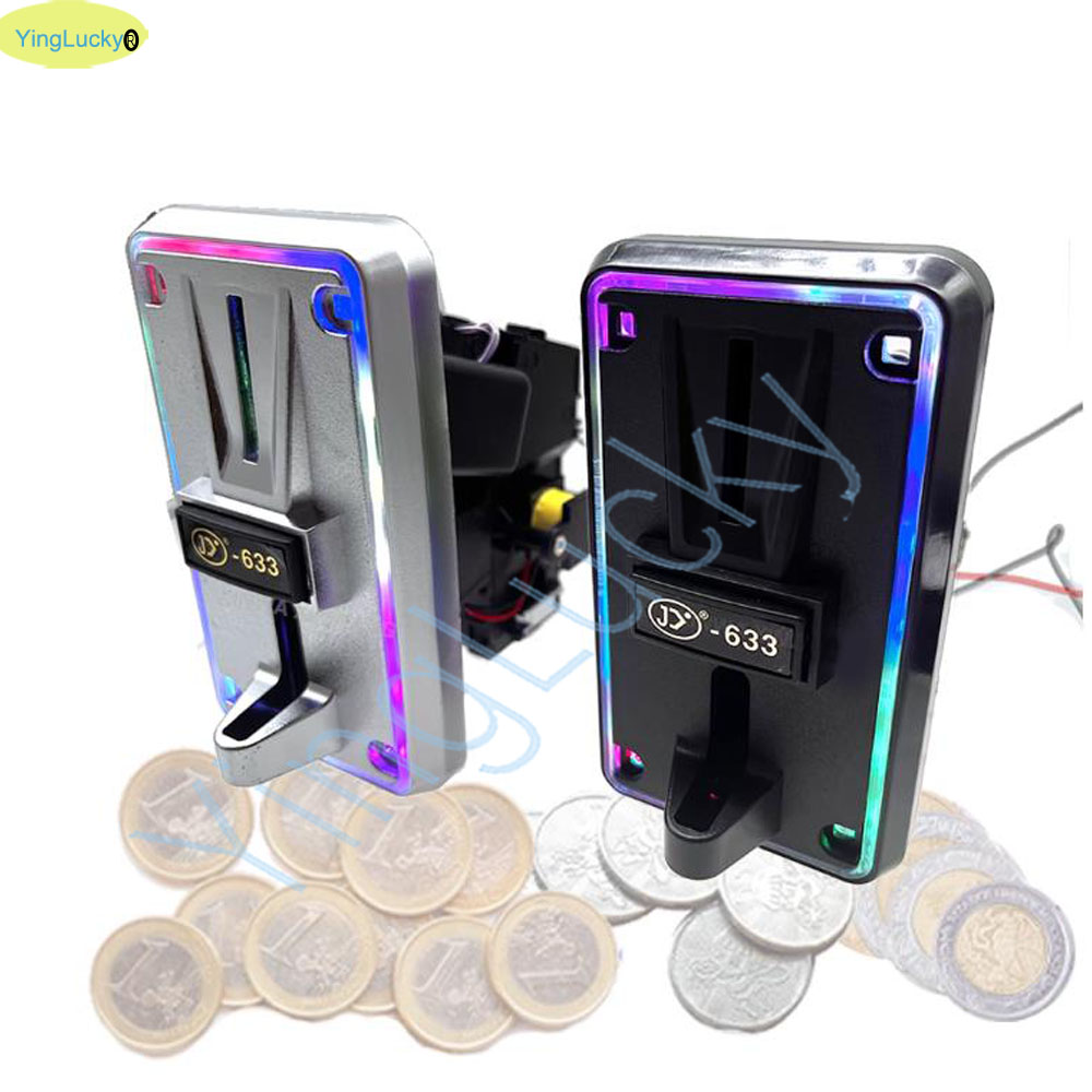 Colorido LED Multi Coin Accept - Arcade Vending & Laundry Revenue avaliação e preço