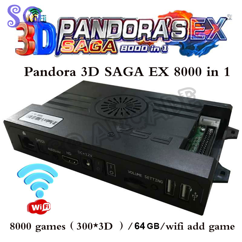 Arcade Pandora Saga Box EX2 80 - Arcade Game Cabinet avaliação e preço