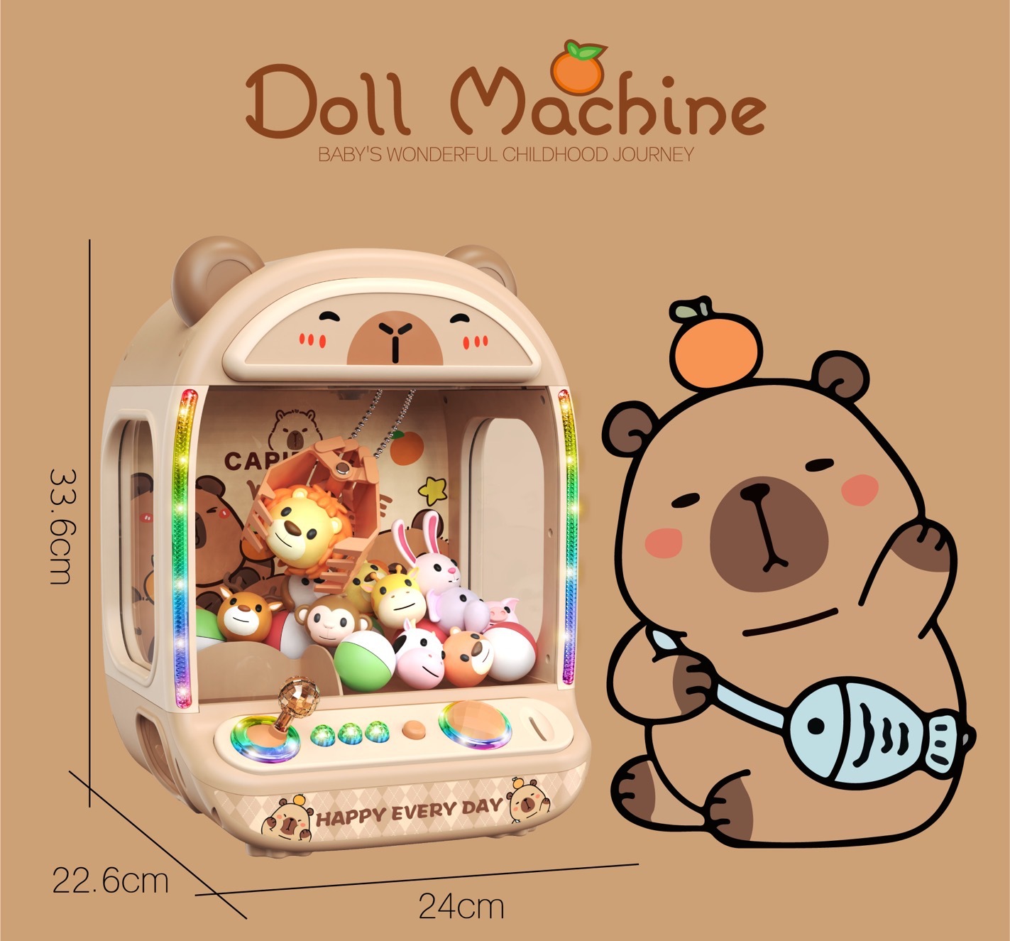 Diy boneca máquina crianças mo - Claw Crane Machine avaliação e preço