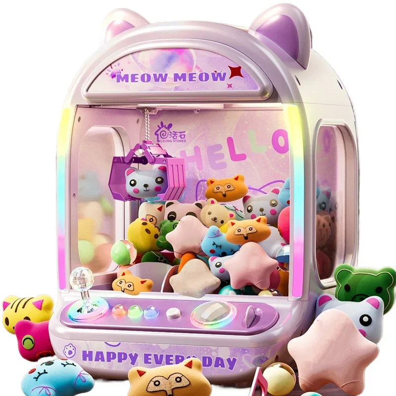 Diy roxo máquina de boneca aut - Claw Crane Machine avaliação e preço